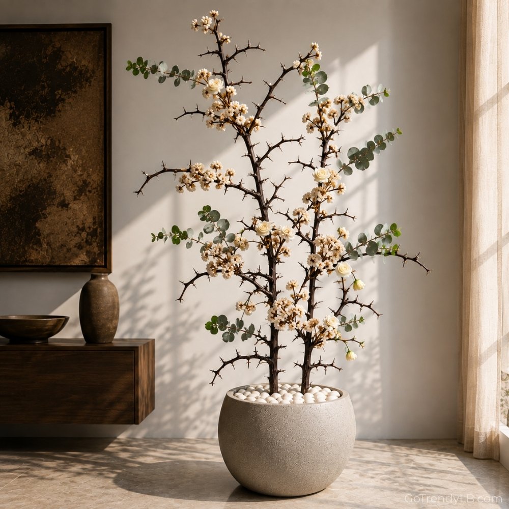 Handcrafted Christ’s Thorn Decorative Tree