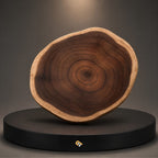 Natural acacia wood serving board Lebanon - close-up wood grain