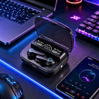 Bluetooth Earbuds attached to keychain
