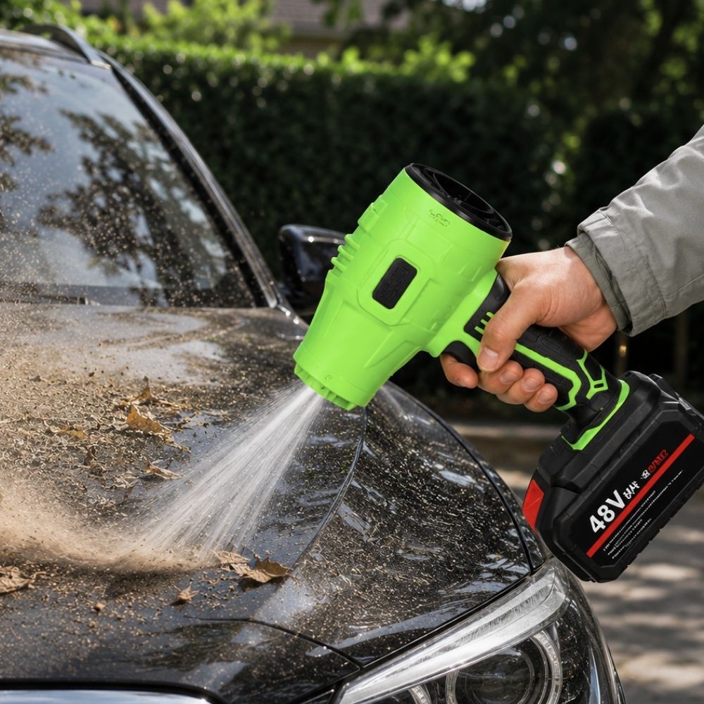 Turbo Jet Blower cleaning cars, gardens, tables, balcony, keyboard and electronics Lebanon