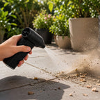 High-power cordless turbo jet air duster for cleaning cars, electronics, keyboards, and outdoor surfaces