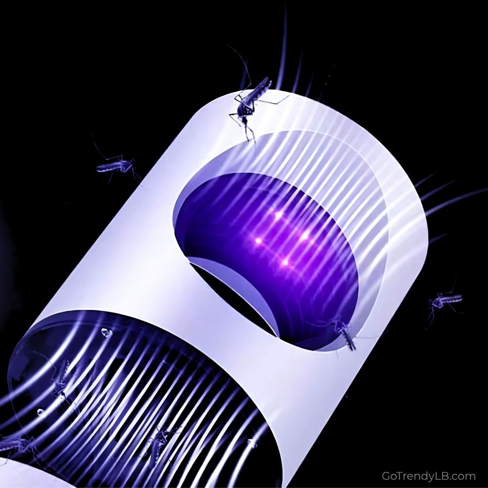 Portable USB UV mosquito trap device for indoor mosquito control and quiet operation
