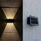
Solar Wall Light solar panel close-up 6LED