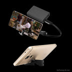 4-in-1 fast charging cable with multiple connectors for smartphones and devices