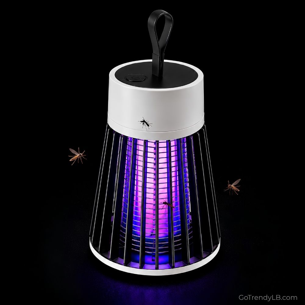 Portable USB mosquito trap lamp with UV light for indoor and outdoor mosquito control